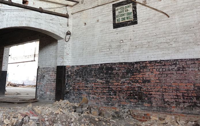 Imperial Tobacco Warehouse with Rubble
