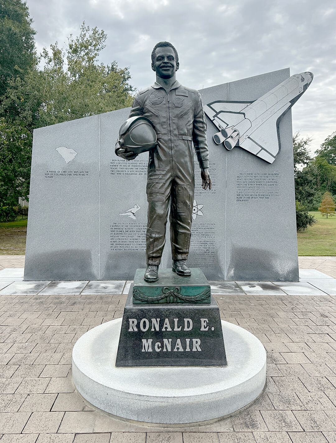 Dr Ronald E McNair Statue - 06