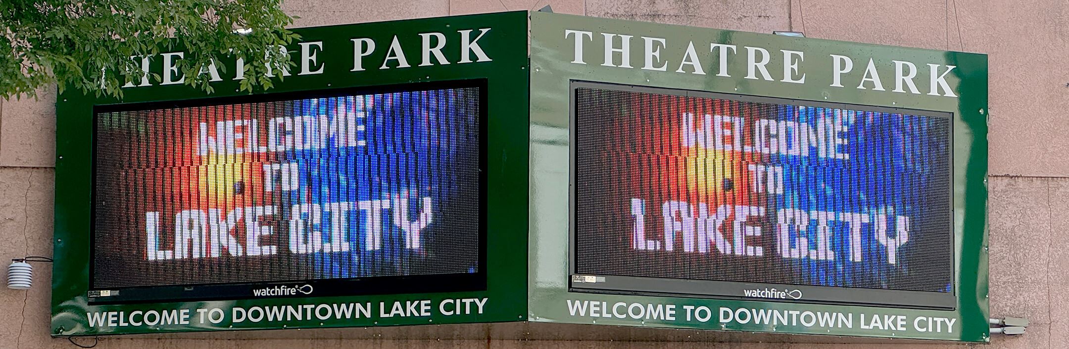 Theatre Park LED Sign